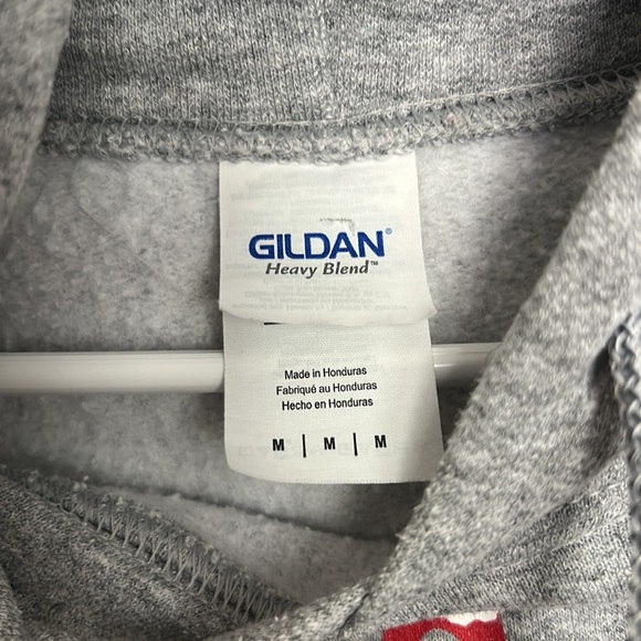 Gray, Eskimo joes Stillwater Oklahoma hoodie - Picture 3 of 3